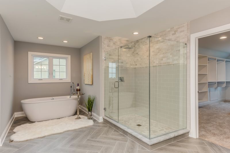 Walk-In Shower with Glass Doors