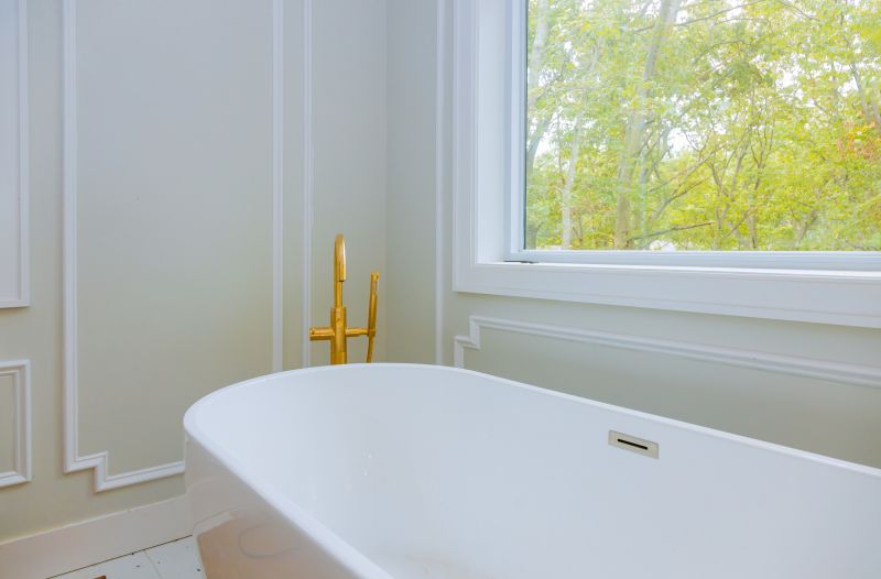 Bathtub with Modern Fixtures